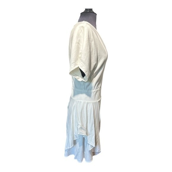 HALSTON HERITAGE Short-Sleeve Drop-Waist Ponté Dress Size 4 - Picture 3 of 6